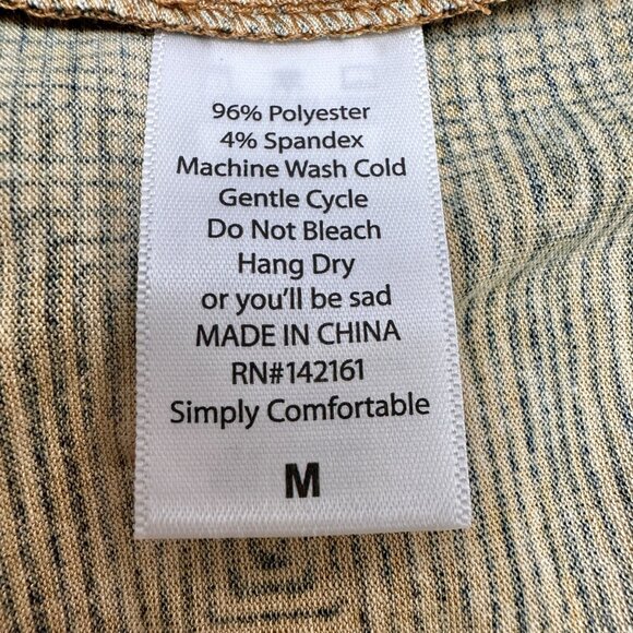 LuLaRoe Retired Julia Dress M Brown & Black Geometric Print SS Form Fitting NWT - Picture 5 of 8